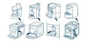 typenummer of het modelnummer van mijn Koffieautomaten  - koffiemachine - Espressomachines  onderdelen bestellen via typenummer