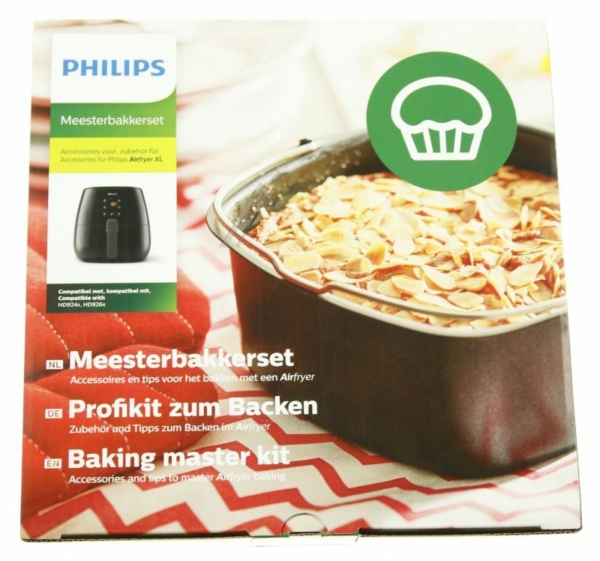 882994501270 HD9945/ 01 BAKSET: BAKVORM    MUFFIN CUPS VOOR AIRFRYER XL