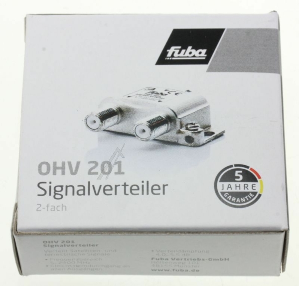 OHV 201 22510167 geschikt voor FUBA OHA201 2-VOUDIG SPLITTER HORIZONTAAL