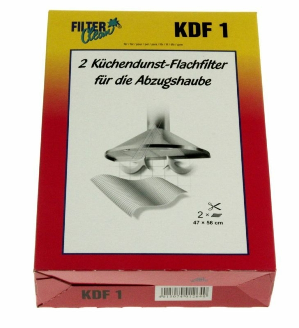 KDF1 300003-KDF VETFILTER 470 X 560MM. MET VETINDICATOR
