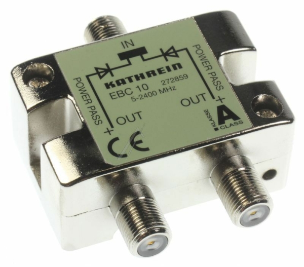 EBC 10 272859 2-VOUDIG F-SPLITTER 5-2400 MHZ