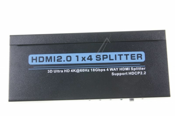 HDMI-2.0 VERDELER 1X IN - 4X OUT,  3D UHD 4K*2K@60HZ HDCP2.2