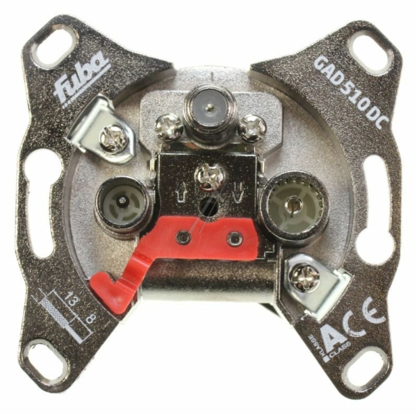 GAD 510 DC 29440052 ANTENNE-DOORVOERDOOS    DC-PASS10DB,   geschikt voor FUBA
