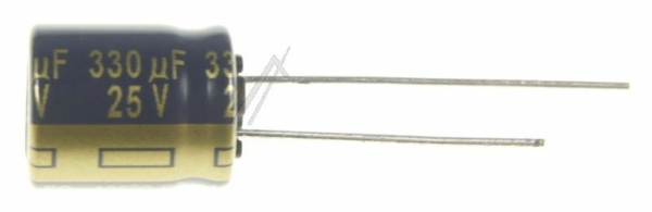 330UF-25V EEUFC1E331 ELCO RADIAAL 105° 10X12,5MM. RM=5,0MM. -ROHS-