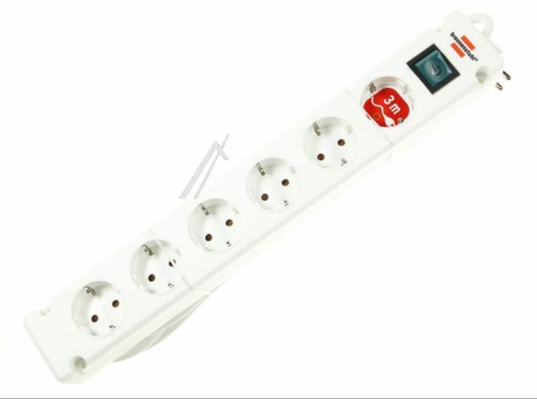 COMFORT-LINE BREMOUNTA 1150650326 TAFELCONTACT 6VOUDIG 3M WIT MET SCHAKELAAR NL