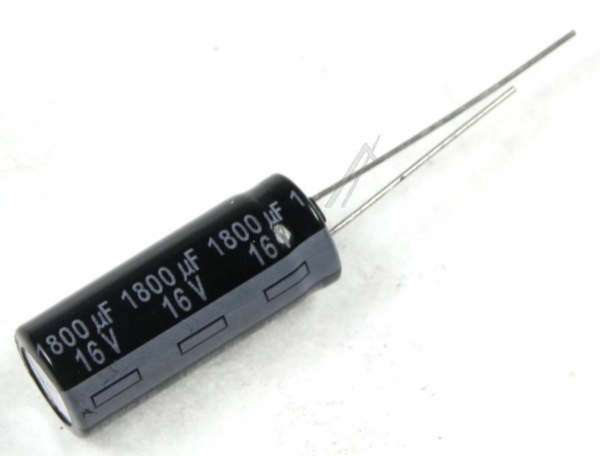 1800UF-16V EEUFR1C182L ELCO RADIAAL 105° 10X25MM. RM=5,0MM. -ROHS-