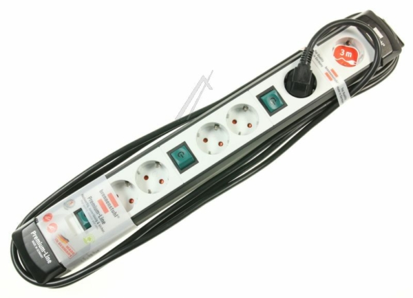 PREMIUM-LINE TECHNIK 1951560600 TAFELCONTACTDOOS 6-VOUDIG,  3M,  2-VOUDIG SCHAKELBAAR