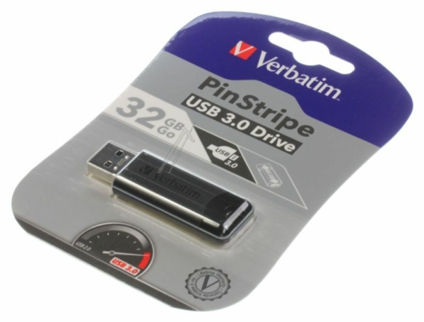49317 USB-STICK 3.0 32GB HI-SPEED STORE N GO DRIVE (ZWART)