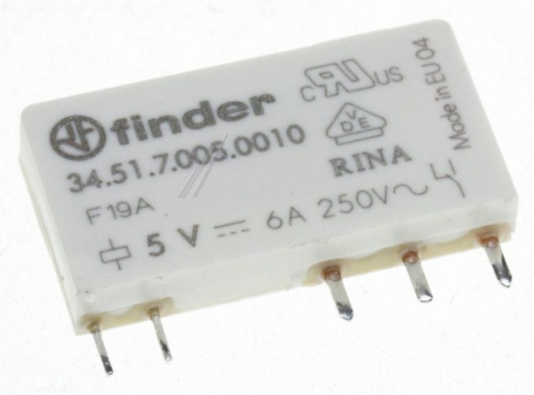 5VDC 6A-250VAC 34.51.7.005.0010 PRINTRELAIS