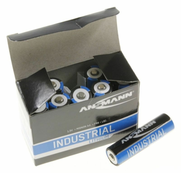 10AA 1502-0005 1,5V INDUSTRIELE LITHIUM BATTERIJEN MIGNON AA,  10 STUKS