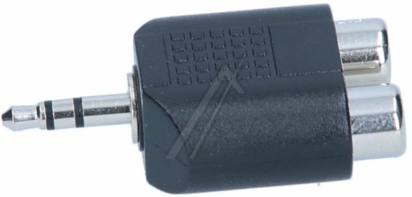 JACK-ST.3,5MM./ 2XCINCH-CONTRA STEREO ADAPTER