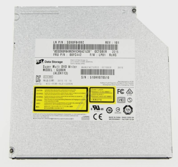 35017900 25215310 PC LV PSN UJ8FB 9.5MM TRAYRAMBO W/ OBEZEL