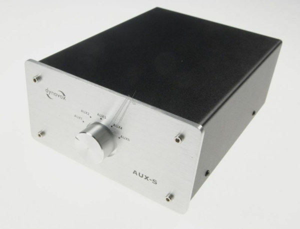 5>1 AUX-S AUDIO-VERSTERKER INGANG UITBREIDING /  OMSCHAKELAAR ZILVER