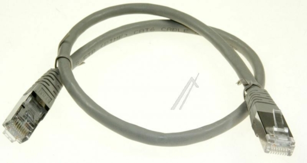 PATCHKABEL CAT6, RJ45, S/ FTP (PIMF),  GRIJS,  0,5M,  LSOH