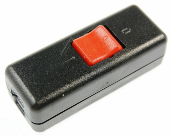 8010-004.01 SNOERSCHAKELAAR SERIE 8010 KLEUR: ZWART/ ROOD