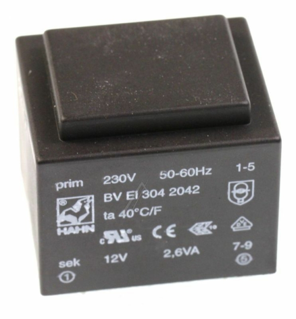 12V-217MA BVEI3042042 PRINTTRAFO 230V EI30 2,6VA 32,6X27,6X34,0MM 217M