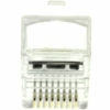 RJ45-STEKER 8P8C VOOR RONDE KABEL,  ONAFGESCHERMD