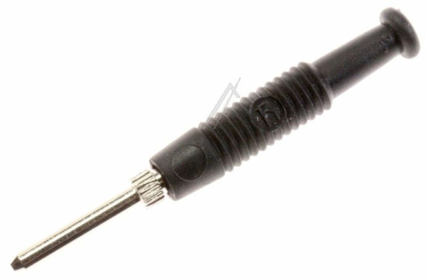 MST 3 973 509-100 BANAANSTEKER 2,0MM. ZWART,   geschikt voor HIRSCHMANN