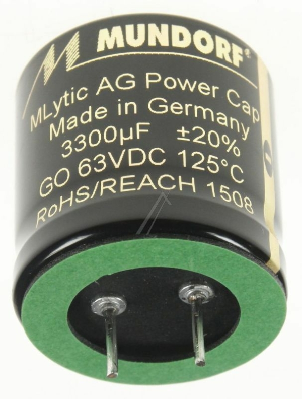 3300UF-63V MLGO63-3300 AUDIO ELCO RADIAAL 125° 30X30MM SNAP-IN