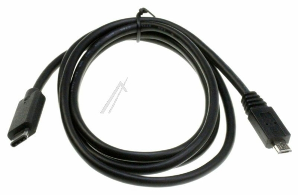 ADAPTERKABEL USB-C 3.1 STEKER /  MICRO USB-B 2.0 STEKER,  1,2MTR.