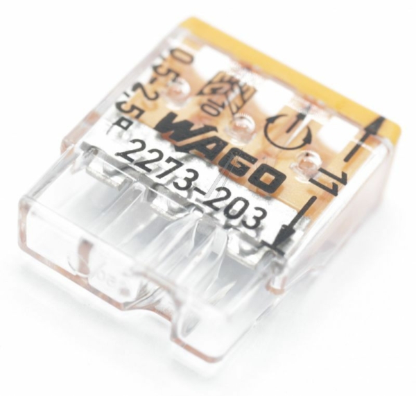 2273-203-1 3-ADERIG-VERBINDINGSKLEM 0,5-2,5 MM² 1 STK