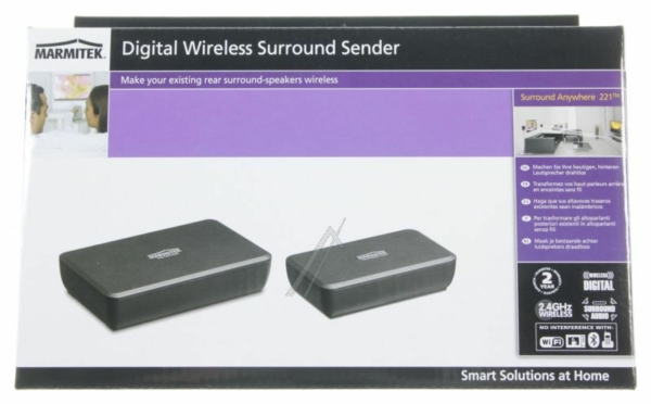 SURROUND ANYWHERE 221  DIGITALE DRAADLOZE SURROUND ZENDER