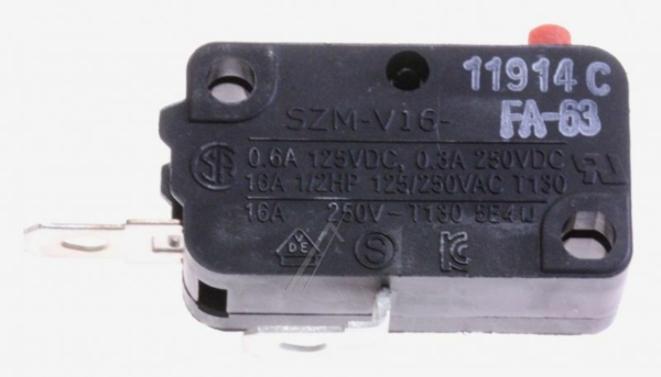 MICROSCHAKELAAR SMZ-V16-FA-63SZM-V16-FA-63 geschikt voor LG UL/ CSA 1