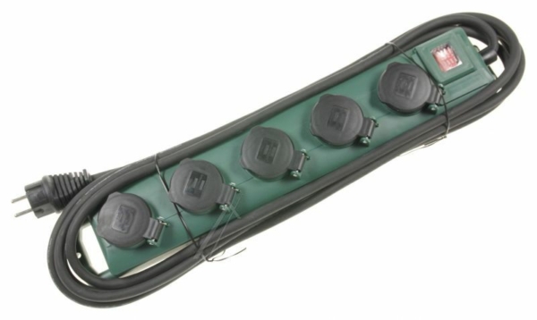 SL554DE SUPER-SOLID 1159910215 OUTDOOR TAFELCONTACTDOOS 5-VOUDIG 5M IP54