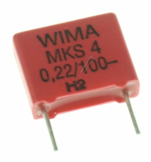 0,22UF-100V MKS4D032202B00KSSD MKS4 -CONDENSATOR RM=7,5MM.