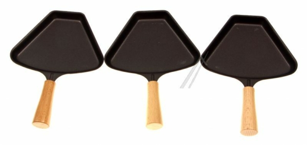 121901 LOT DE 3 POELONS
