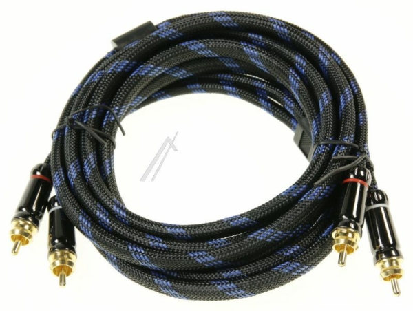 HQ PREMIUM 2X CINCH-STEKER /  2X CINCH-STEKER,  2,5MTR.
