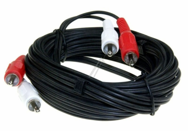 2X CINCH-STEKER/ 2X CINCH-STEKER 5,0MTR.