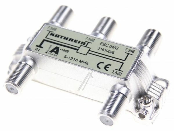 EBC 04/ G 21610086 EBC 04/ G KABEL-TV VERTEILER 4-FACH 5 - 1218MHZ