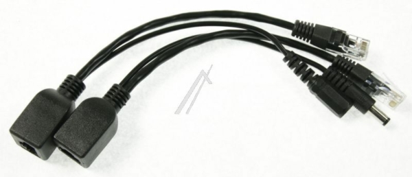 66024 geschikt voor DELOCK PASSIVES POE ADAPTER SET RJ45 DC 5,5 X 2,5 MM