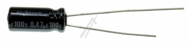 0,47UF-100V ELKO RADIAAL NCC 105° 5X11MM