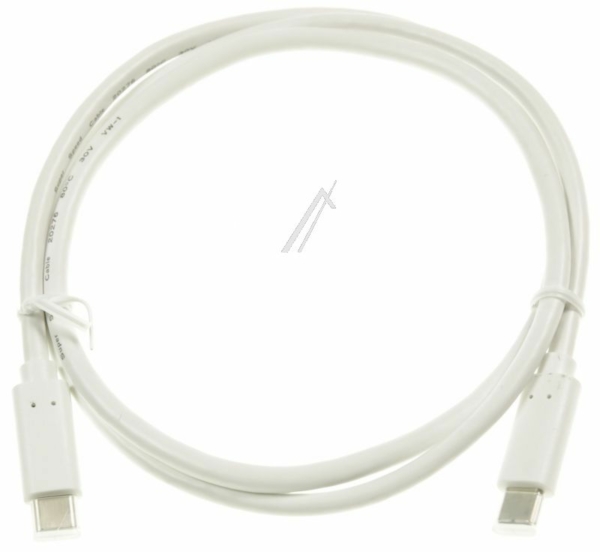 USB-C KABEL USB 3.2 GENERATIE 2, 5A,  WIT,  1M