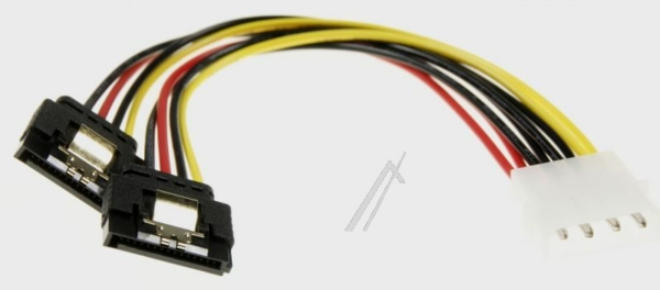 85237 KABEL MOLEX 4PIN STEKER > SATA 15PIN CONTRA 20CM