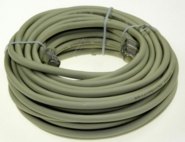 PATCHKABEL RJ45 S/ FTP (PIMF) CAT7 GRIJS 15MTR.