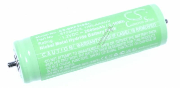 1,2V-2000MAH NI-MH SCHEERBATTERIJ ALTERNATIEF VOOR BRAUN
