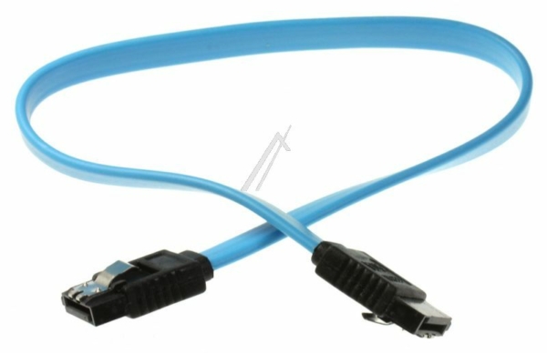 SATA 6GB/ S SATA-III KABEL MET METALEN BEVESTIGING,  L: 30CM.