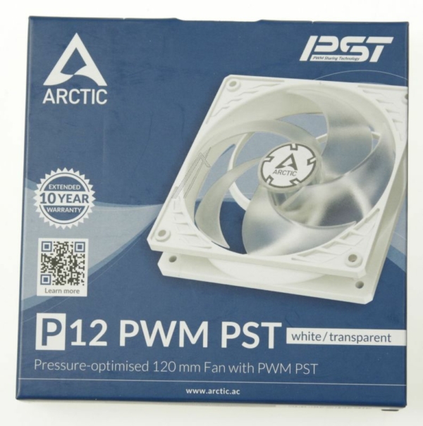 P12 PWM PST VENTILATOR,  WIT-TRANSPARANT