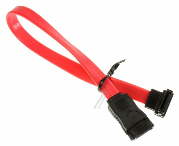 84354 KABEL SATA 22CM BOVEN/ HAAKS ROOD
