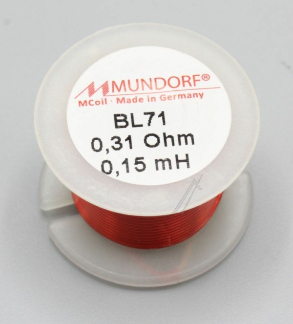 0,15MH-0,31R BL71-0,15 MCOIL LUFT-SPULE,  BACKLACK,  0,71MM-DRAHT,  30X20MM
