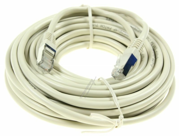 PATCHKABEL 2XRJ45-ST. 10MTR., AFGESCHERMD 1:1 CAT.5