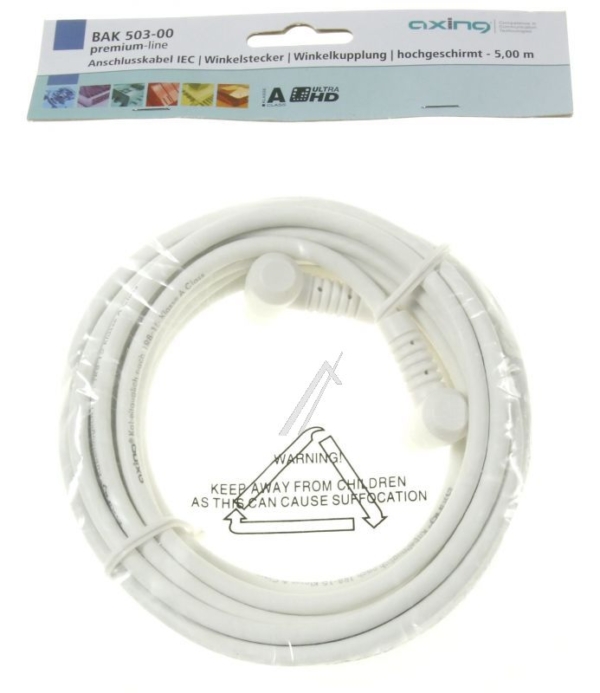 BAK 503-00 BAK50300 AANSLUITKABEL IEC STEKER HAAKS NAAR IEC CONTRA HAAKS