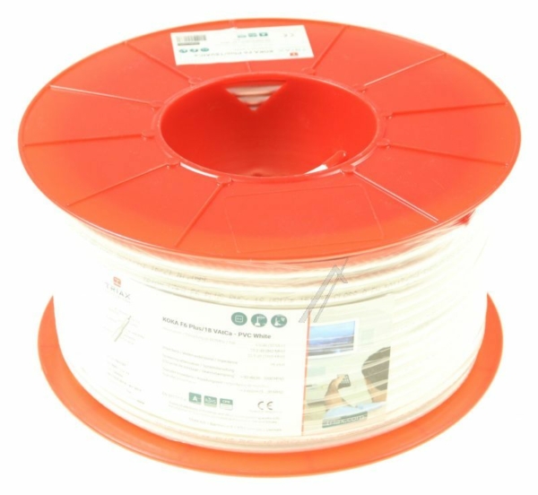 KOKA F6 PLUS (100) 151137 KOAXIALKABEL,  100 M PLASTIKSPULE