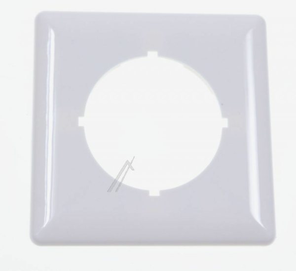 ET-25081 AFDEKPLAAT NETWERKCONTACTDOOS,  RAL9010 ZUIVER WIT,  80X80