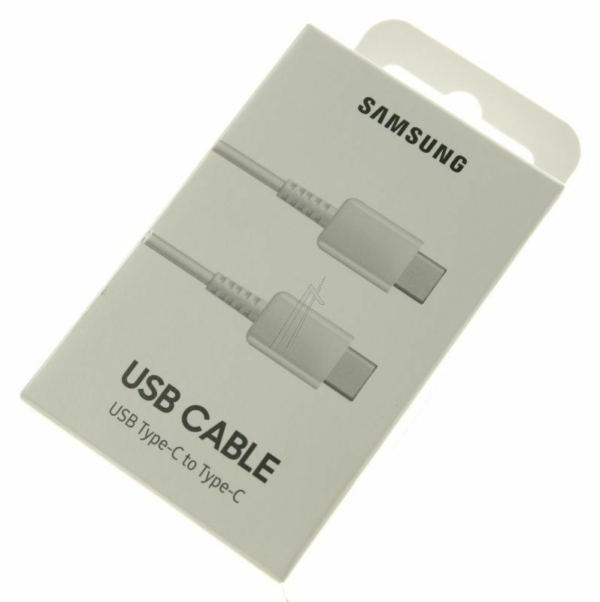 EP-DA705BWEGWW KABEL geschikt voor SAMSUNG 1E: USB TYPE-C STEKER 2E: USB TYPE-C STEKER EP-DA70 WIT