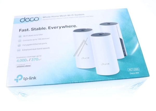 AC1200 DECO M4(3-PACK) WHOLE HOME MESH WI-FI SYSTEM