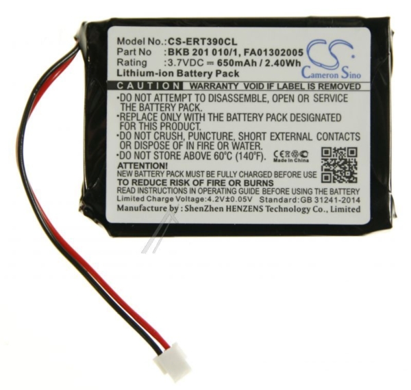 3,7V-650MAH ACCU ALTERNATIEF VOOR AVAYA DECT 3720 /  ASCOM D43 LI-ION